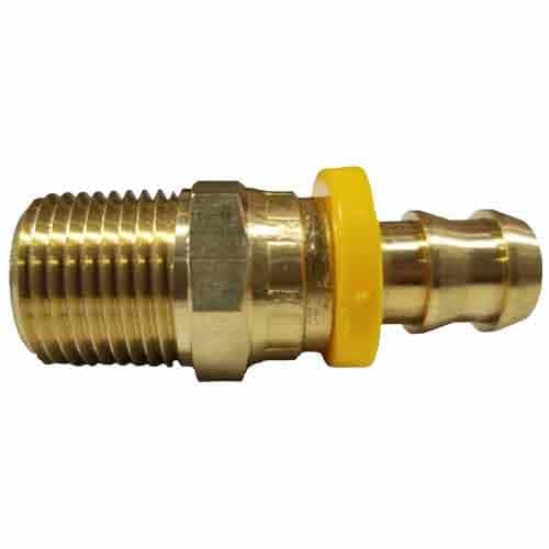 30-389 Push Barb Swivel - 1/2" Hose I.D. X 1/2" Male NPTF