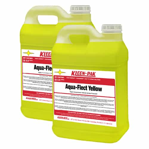 Kleen-Pak Aqua-Flect Yellow Two 2.5 Gallon Jugs