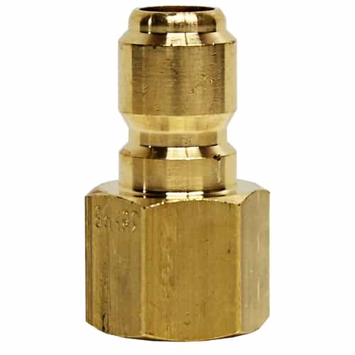 38FPB ZSi Foster Brass Straight-Thru Plug