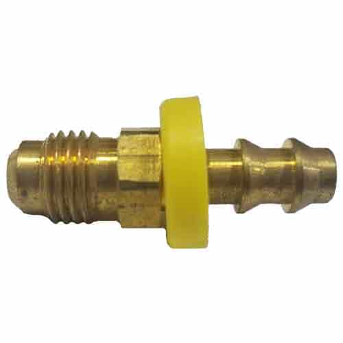 Brass Push Lock 1/4" 45 Deg Adapter 30-240