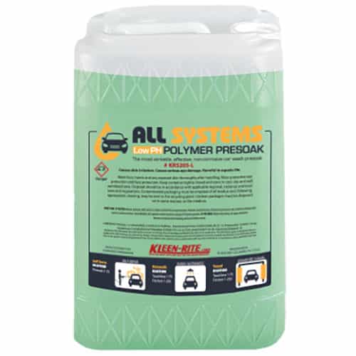 All Systems Polymer Low pH Presoak 5 Gallon
