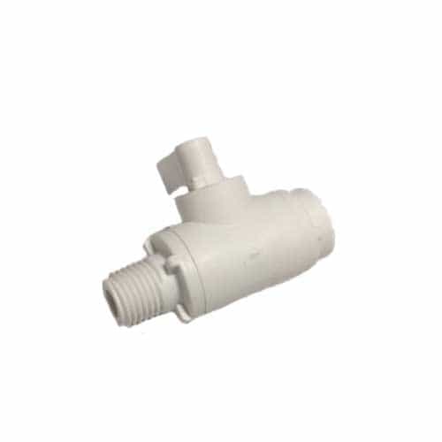 SMC WFP226-4M4F-B Plastic 2-Way Ball Valve, 1/4 in. Male x 1/4 in. Female