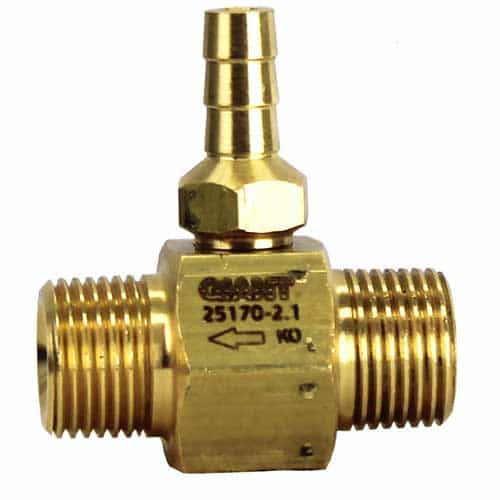 Giant Pumps 25170-2.3 2.3mm Fixed Brass Injector