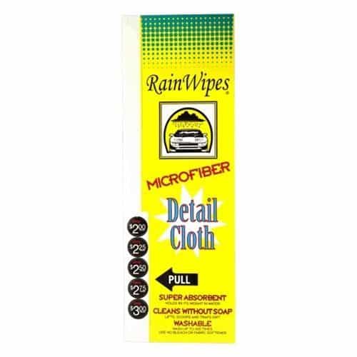 Rain Wipes Detail Cloths Single Column Vending Machine Decal
