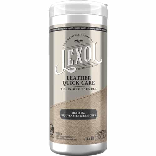 Canister of Lexol Leather Wipes