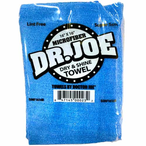 ULTRA-21B Towels by Doctor Joe 100 Pack Blue Microfiber Towels