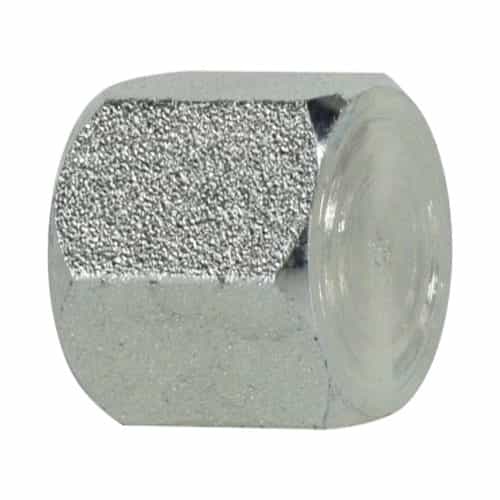 03-04C12 Stainless Steel 37-Degree JIC Cap Nut, 1-1/16-12 Thread
