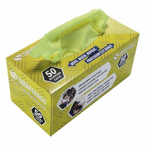 Yellow Smart Rags in Convenient Dispenser Box