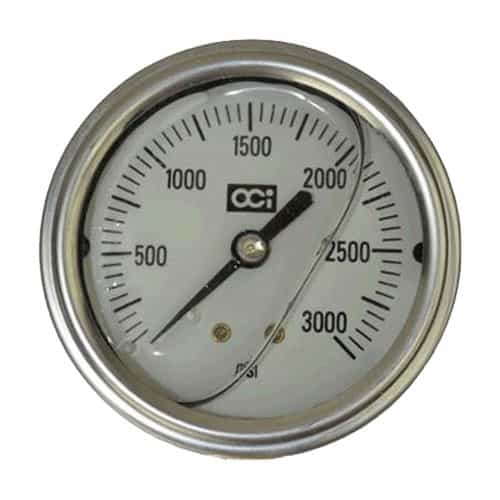 OCI Instruments 3034B 3000L Liquid-Filled Pressure Gauge