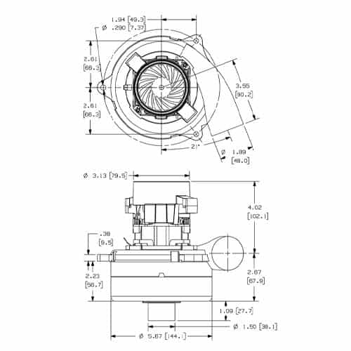 Electro Motor Vacuum Motor