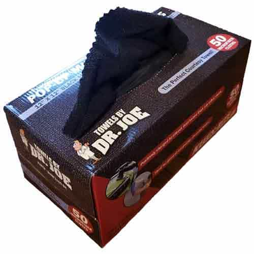 Black Smart Rags in Convenient Dispenser Box