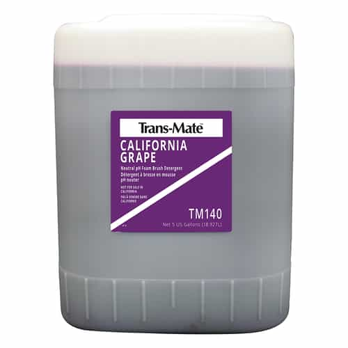 TM140-5 Trans-Mate California Grape 5 Gallon Foamy Brush Detergent