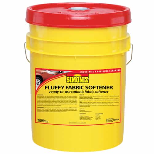 F1165005 Simoniz Fluffy Fabric Softener - 5 Gallon
