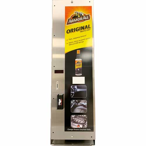 Model 399BTLMAX-MACC Laurel Metal Armor All Spray Single Column Electronic Drop-shelf Vendor - MA850, CryptoPay, LED