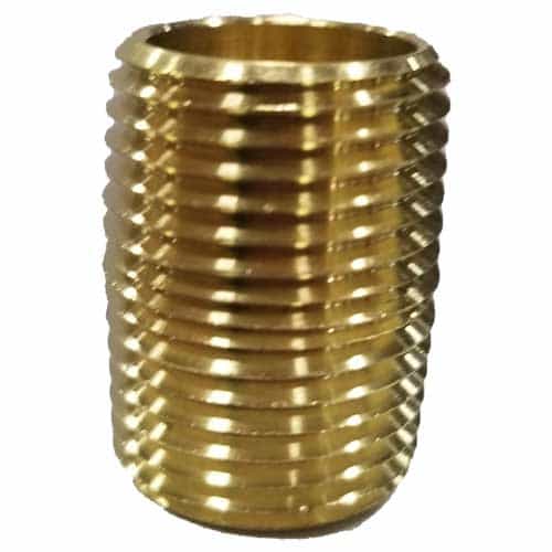 Brass 28-134 Close Pipe Nipple, 1/2 in.