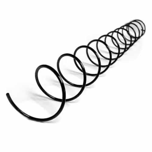 Rain Tunnel 21465-12 Black Painted Metal Helix for Mega-Vendors, 12-Pitch CCW, 3.75 in. OD