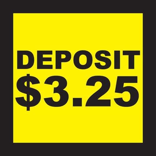 CB0440-13 Deposit 3.25 Sticky Decal