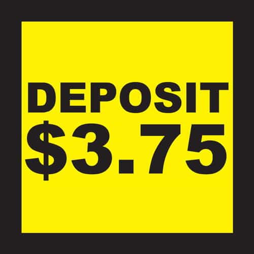 CB0440-15 Deposit 3.75 Sticky Decal