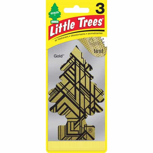 Little Trees Gold Air Freshener, 3-Packs - 8 Pack