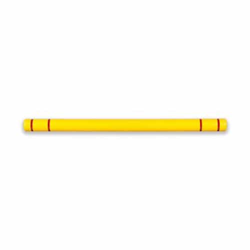 Yellow Height Guard with White Stripes