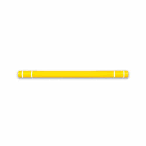 Yellow Height Guard with White Stripes