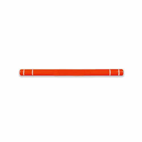 Red Height Guard with White Stripes