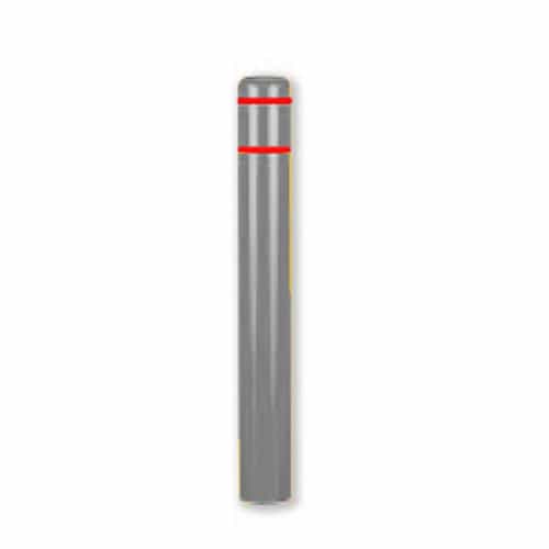 Post Guard 7 x 60 Gray and Red Bollard Sleeve