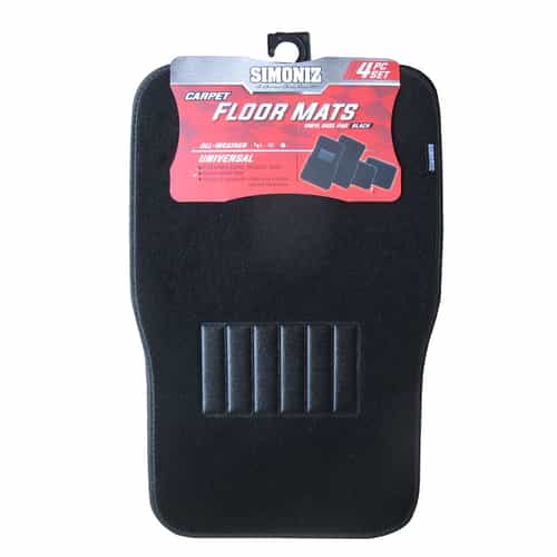 Simoniz Black Heel Pad Floor Mat 00216