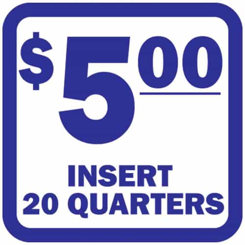 15162 Insert 20 Quarters Blue and White Decal