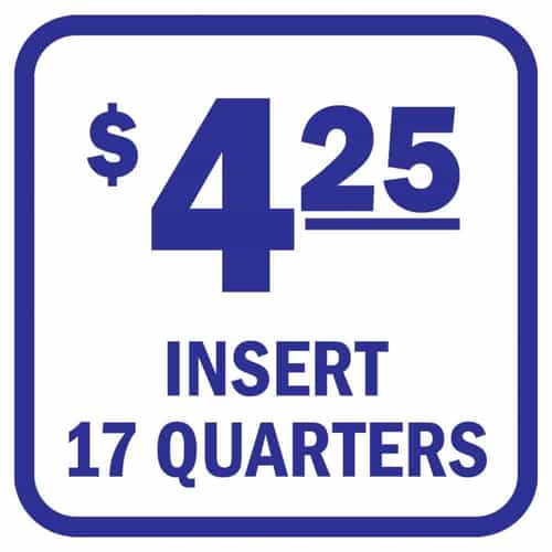 DE275-17BL Insert 17 Quarters Blue and White Decal