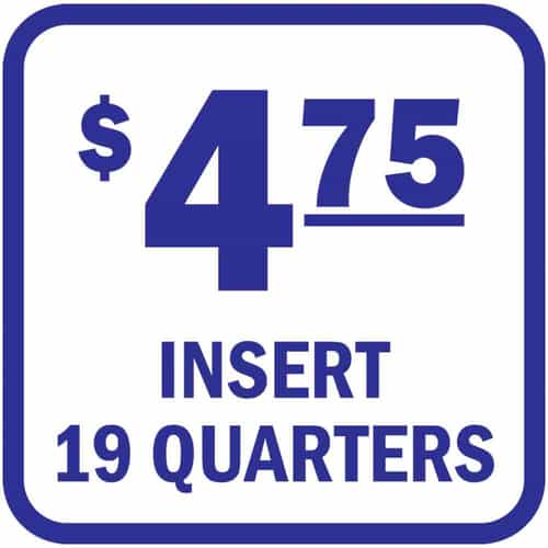 DE275-19BL Insert 19 Quarters Blue and White Decal