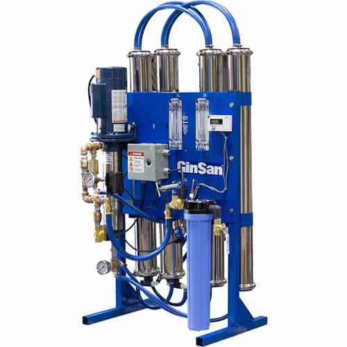 GinSan Pure Quality Floor Mount Reverse Osmosis System with Auto Flush and Water Saver