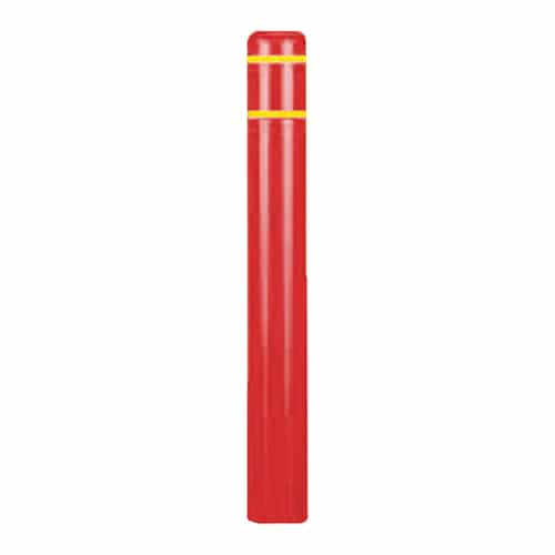 Post Guard 7 x 60 Red and Yellow Bollard Sleeve