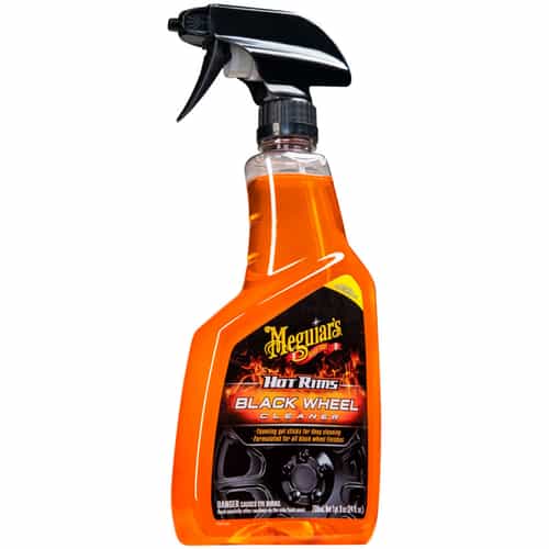 meguiar's hot rims black wheel cleaner spray bottle