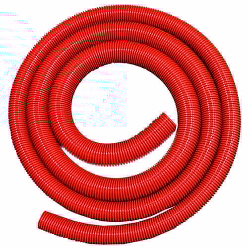 red tapered vacuum hose
