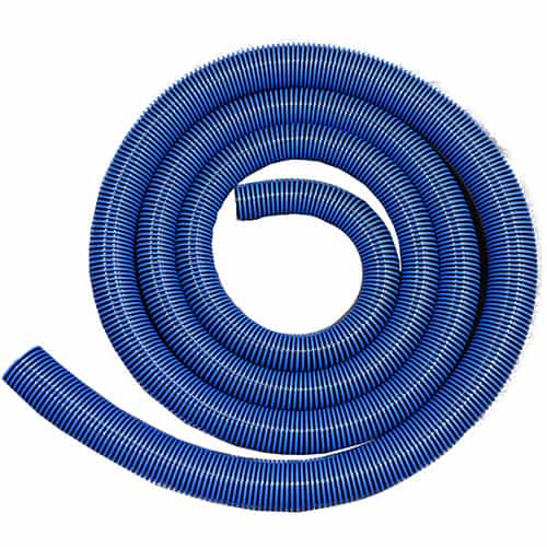 blue and black tapered vacuum hose