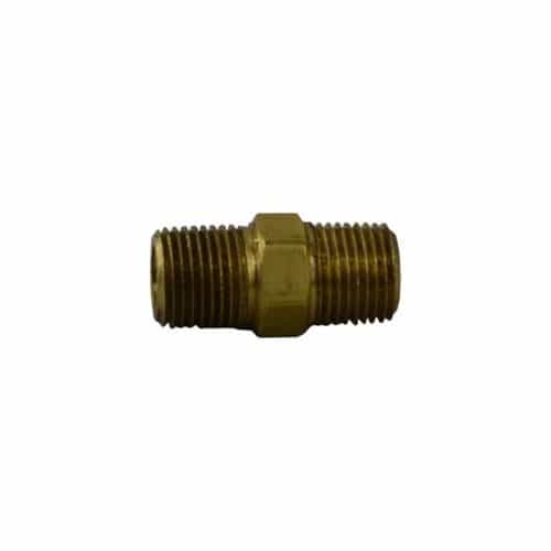 28-211L Brass Hex Pipe Nipple Fitting