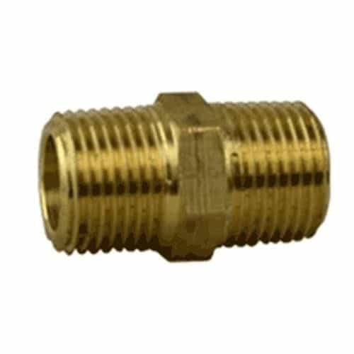 28-213L Brass Hex Pipe Nipple Fitting