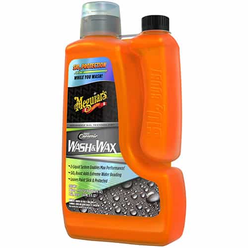 Meguiar's Hybrid Ceramic Wash and Wax Orange Bottle