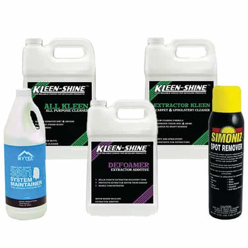 Kleen-Rite Carpet Extractor Deluxe Chemical Kit