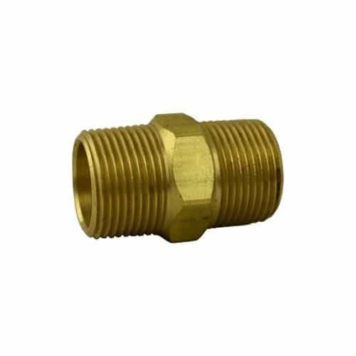 28-216 Brass Hex Pipe Nipple Fitting