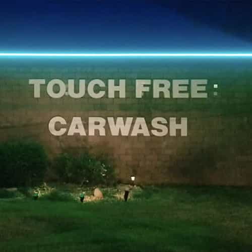 LEDNEON-B Car Wash Lights Blue LED Building Wrap