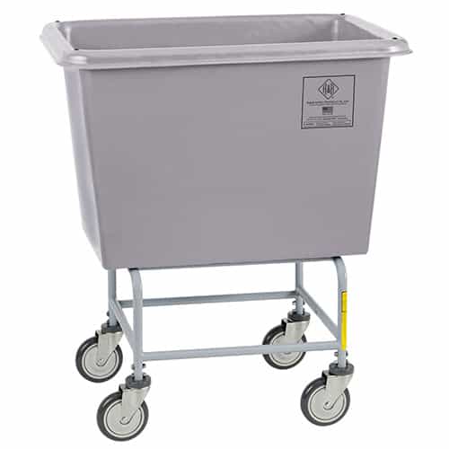 466PTG Elevated Poly Laundry Truck - Grey
