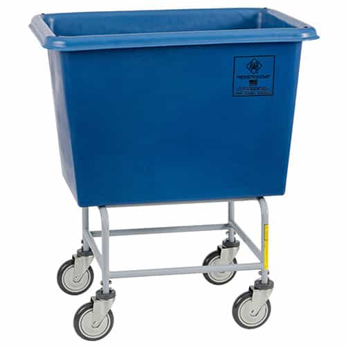 468PTB Elevated Poly Laundry Truck - Blue