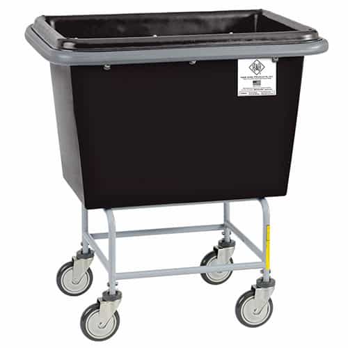 466PTBLK/PTB Black Poly Bumper Cart