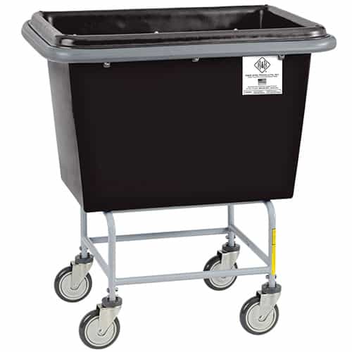 468PTBLK/PTB Black Poly Bumper Cart
