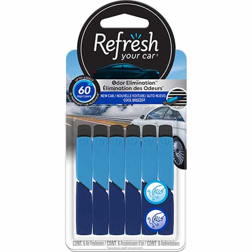 Refresh Dual Scent Vent Sticks New Car/Cool Breeze