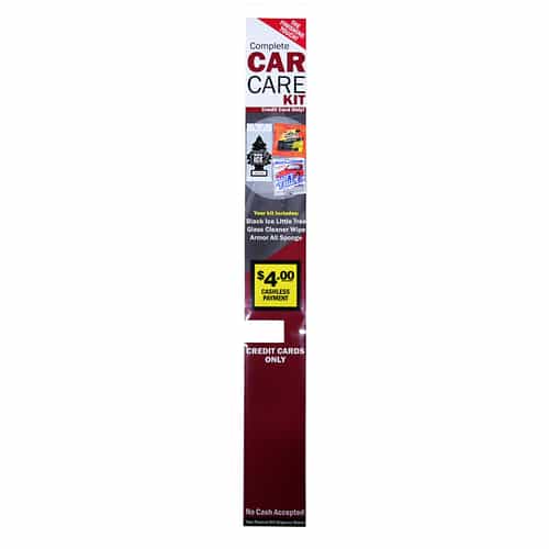 car care kit decal for laurel window front vendors