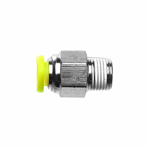 male connector push-lock fitting