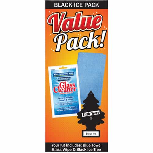 car care product vending kit overlay sticker